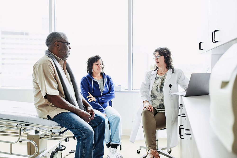 doctor with patient