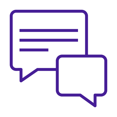 Speech bubble icon