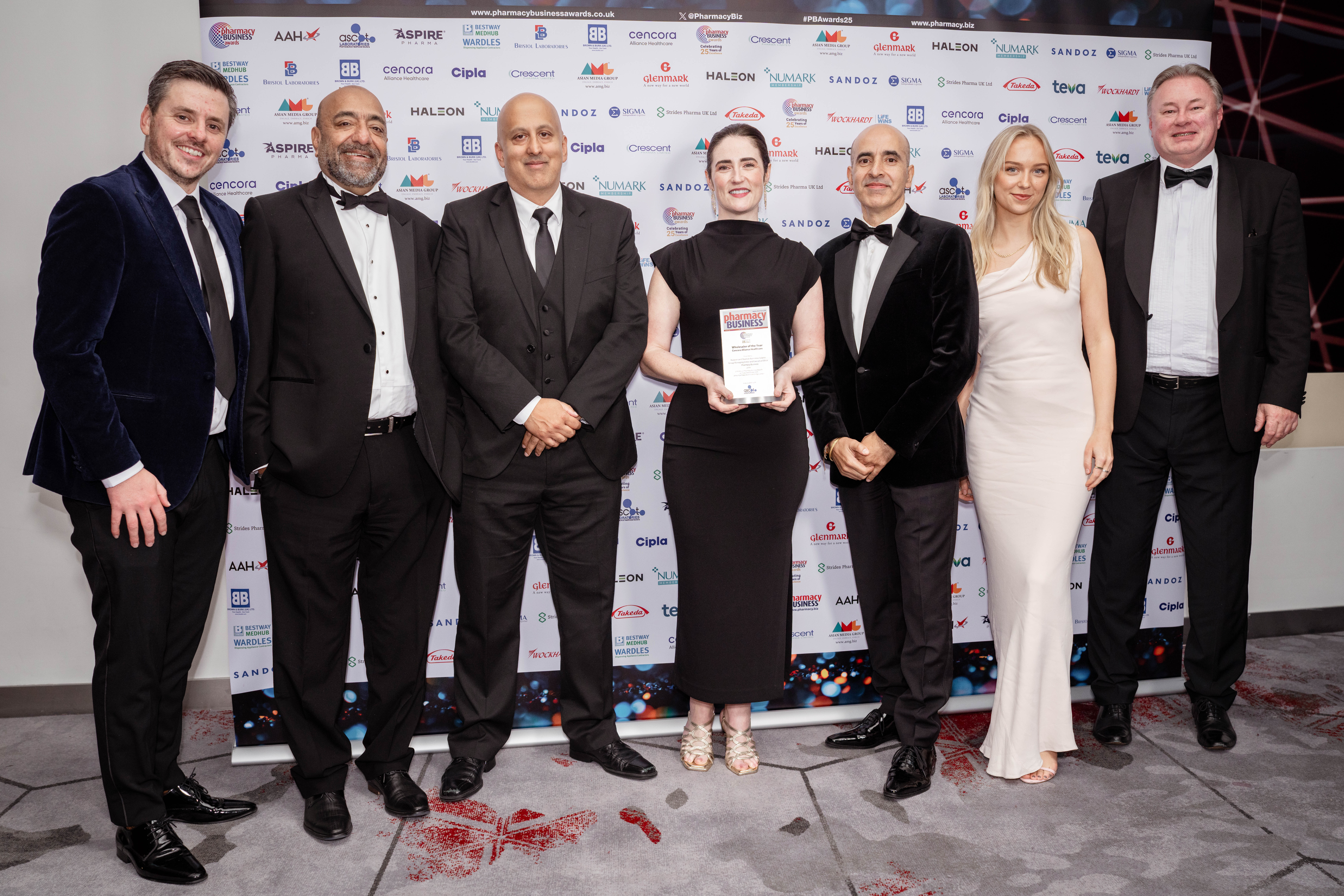 The Alliance Healthcare team at the Pharmacy Business Awards 2025