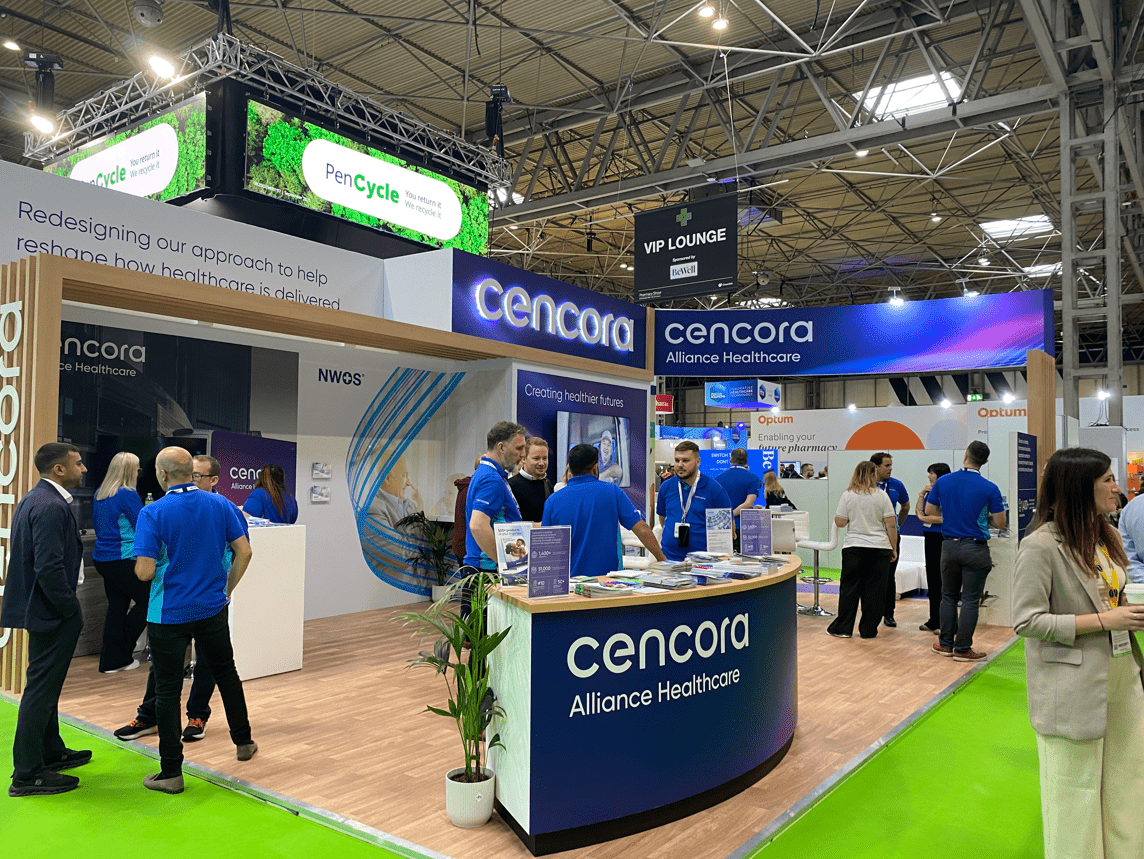 Cencora Alliance Healthcare stand at The Pharmacy Show