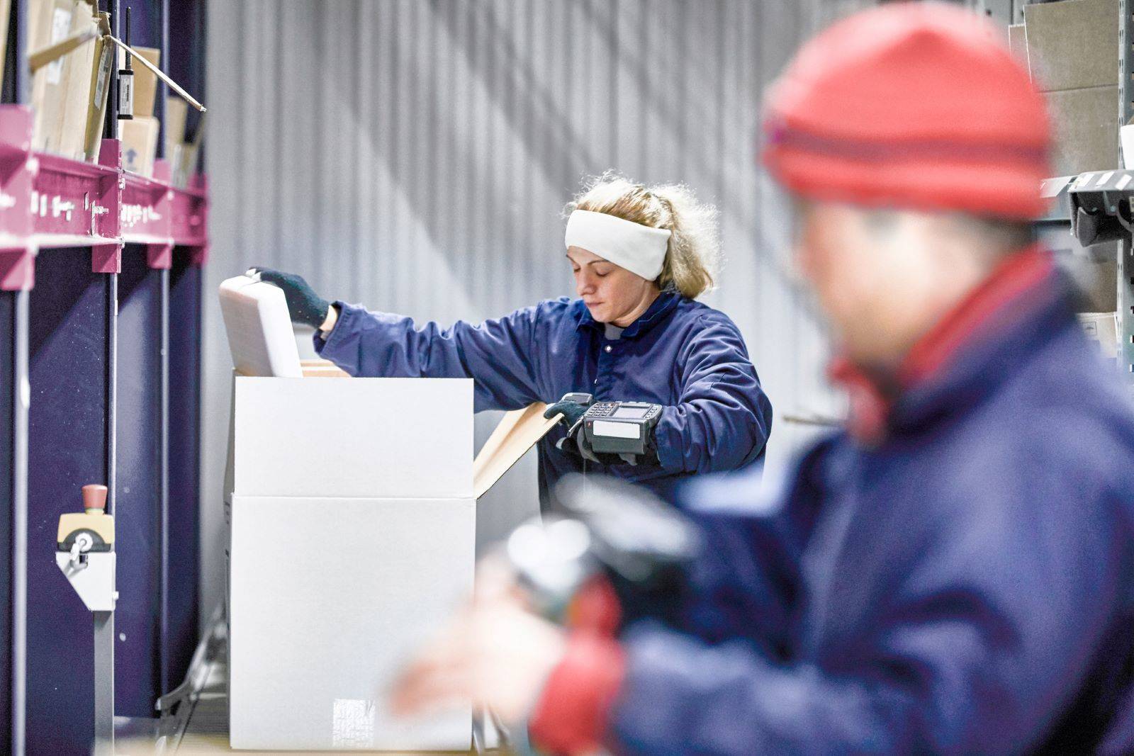 Day-to-day tasks of ICS warehouse staff