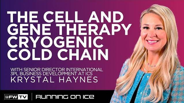 Running on Ice episode with Krystal Haynes, Senior Director of International 3PL Business Development at ICS.