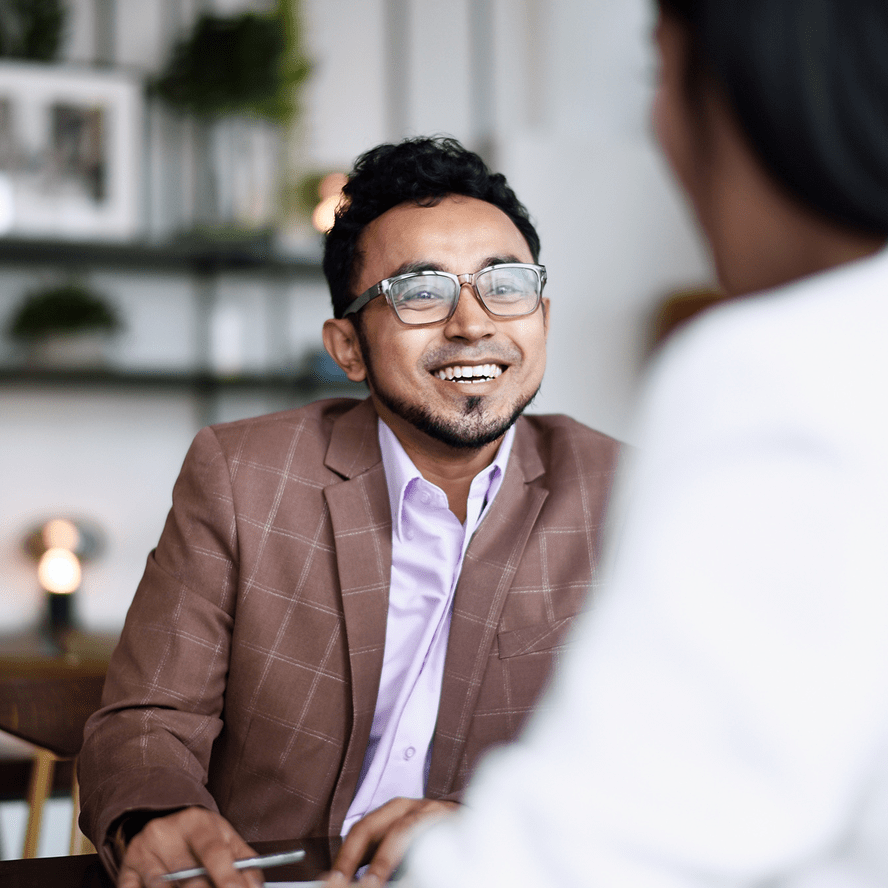 Smiling business man