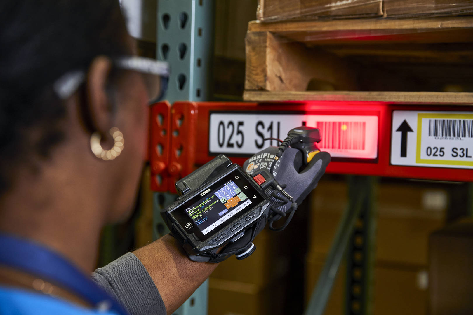 Cencora associate verifying pharmaceutical product data for regulatory compliance.